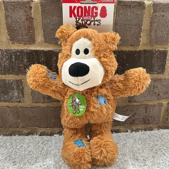 NWT KONG Wild Knots Bear Toy - Picture 1 of 3